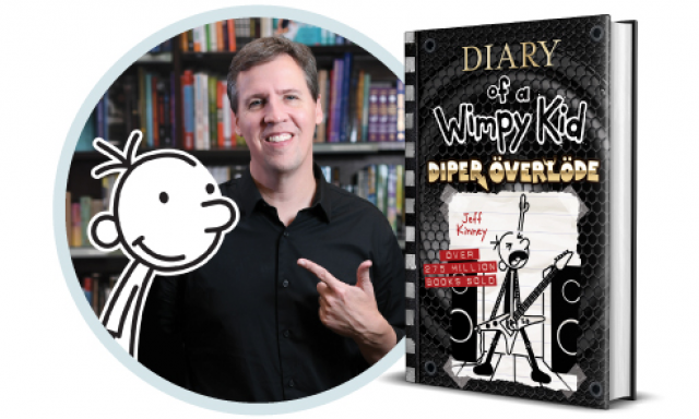 Win tickets to Diary of a Wimpy Kid author Jeff Kinney The Diper Överlöde Show in Dublin