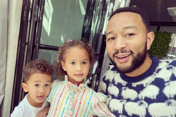 John Legend shares cute snap as he brings his children to work: ‘My biggest fans’