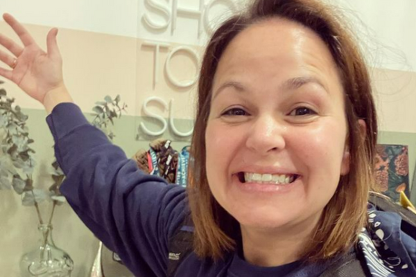 Giovanna Fletcher shares moving photos from Sahara trek for breast cancer awareness