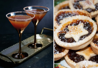 This Mince Pie Martini recipe is just what you need to get into the festive spirit