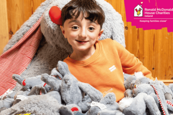 Adam King appeals for people to send a hug in aid of Ronald McDonald House