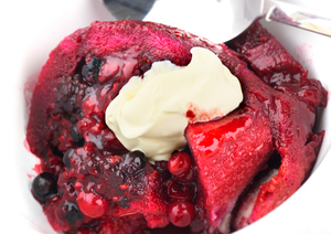 Easy summer pudding