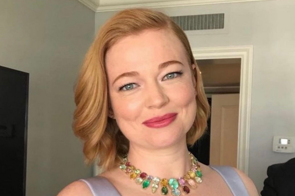 Succession’s Sarah Snook reveals she’s expecting her first child with husband Dave