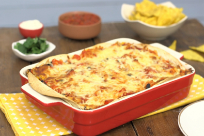 Family Favourite: This delicious Mexican chicken lasagne recipe is made in minutes