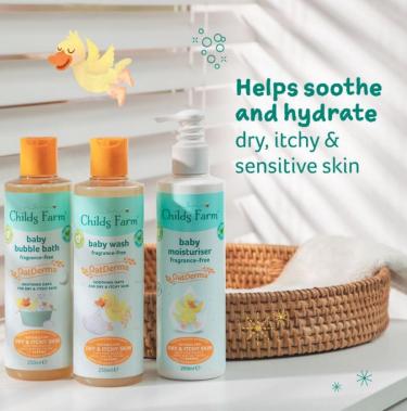 OatDerma from Childs Farm – instant relief for dry and itchy skin for the little & big people in your family