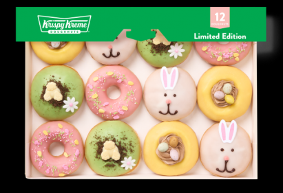 Krispy Kreme four new egg-cellent limited edition Easter doughnuts are available now