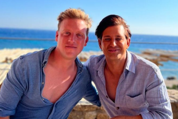 Made In Chelsea stars react to Ollie Locke and husband Gareth’s twins gender reveal