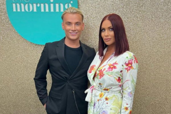 TOWIE’s Harry Derbidge gushes as he meets Amy Childs’ baby twins for the first time