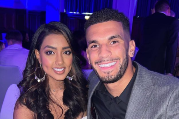 Love Island winners Kai Fagan and Sanam Harrinanan announce their engagement