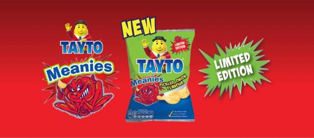 Tayto launches new limited-edition Meanies Pickled Onion flavour 