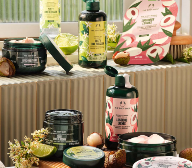 WIN! the new limited-edition Luscious Lychee & Zesty Lime Blossom ranges from The Body Shop