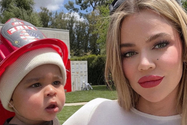 Khloe Kardashian reveals new family photos from lavish space-themed party for son