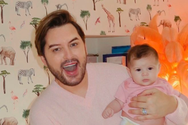 Brian Dowling gets teary as he gushes over daughter Blake on her first birthday