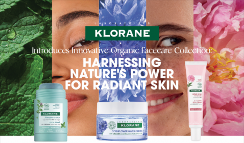 Much-loved French brand Klorane, introduces innovative facecare collection which promises radiant skin