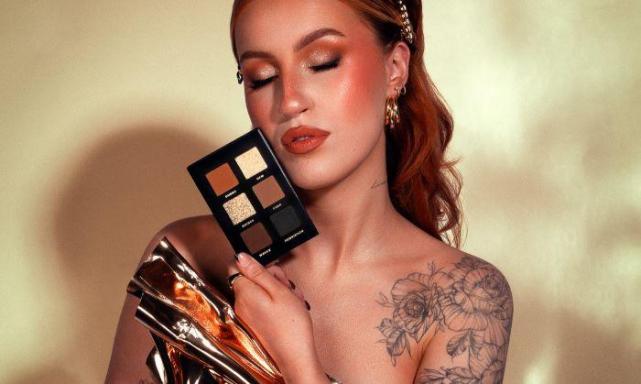 Evoke treasure in sultry, captivating looks with KASH Beautys New Collection in coppers & golds.
