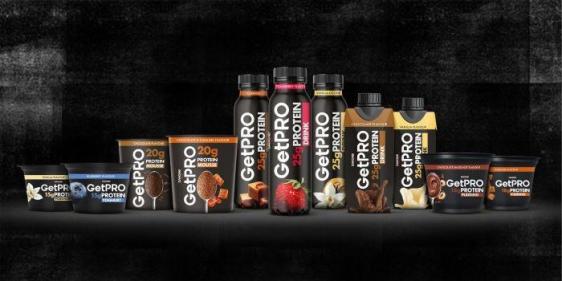 The new GetPRO range includes wide range of yogurts, puddings, mousses & drinks