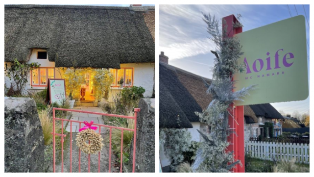 Aoife Mc Namara opens Irish Creatives Christmas Pop-Up Shop at Adare Thatched Cottage