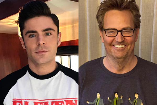 Zac Efron reveals his thoughts on potentially playing Matthew Perry in biopic