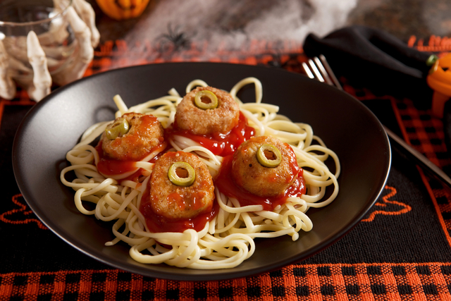 Eyeball pasta