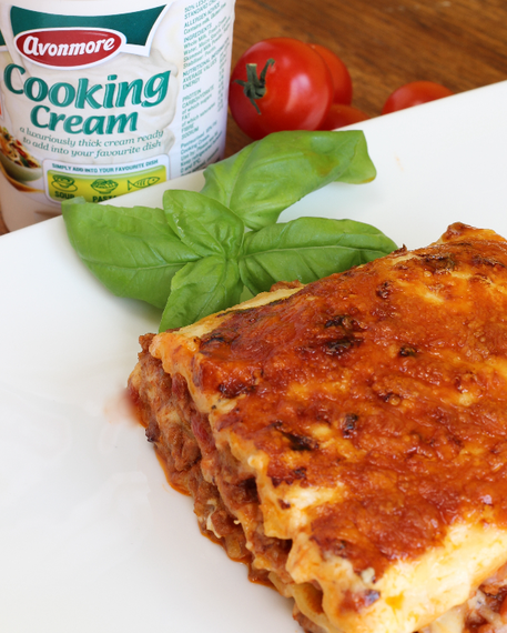 Beef lasagne