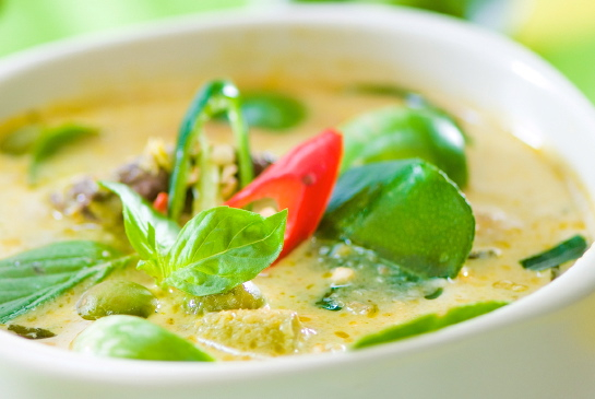 Thai green chicken curry