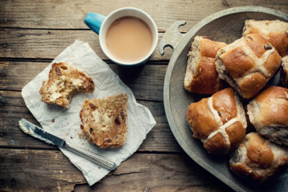 Treat yourself at Easter with this recipe for Lily O’Brien’s Hot Cross Buns