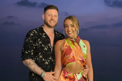 Amy Dowden reflects on emotional wedding anniversary after cancer treatment