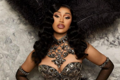 Cardi B welcomes third child into the world & shares photos from labour 