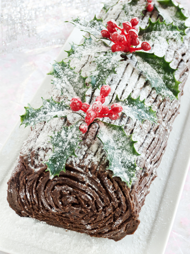 Chocolate Yule log