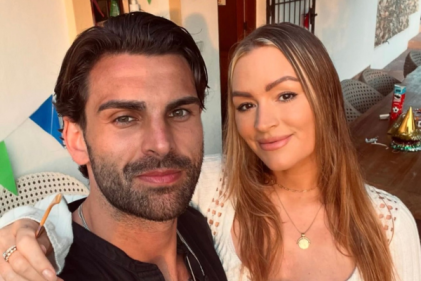 Adam Collard celebrates fiancée Laura Woods’ birthday after birth of first child