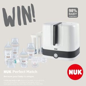 WIN the NUK Perfect Match Rainbow Set and Vario Express Steriliser