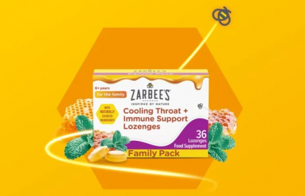 Zarbee’s launches cooling throat lozenges to soothe & support immune health