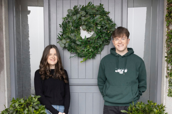 Teen twins release versatile door & candle wreaths that change with the seasons