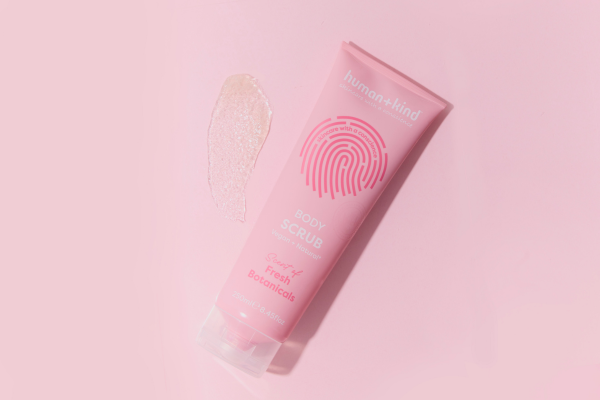 Treat yourself to Human+Kind’s Exfoliating Botanical Body Scrub ahead of Valentine’s Day