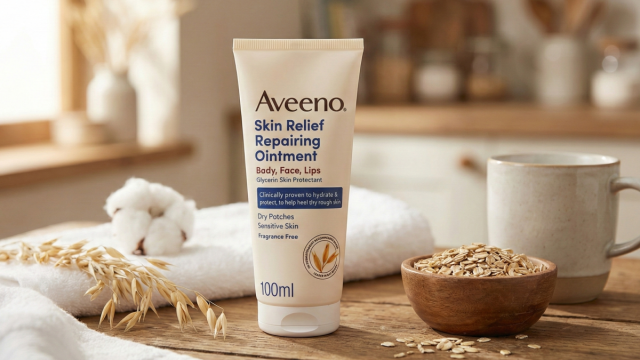 New Aveeno Ointment Targets Winters Worst Dry Skin Patches