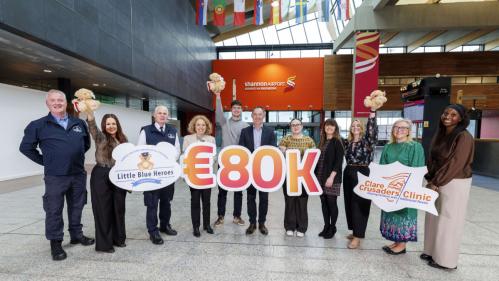 Shannon Airport Group raises €80,000 for childrens charities in 2025