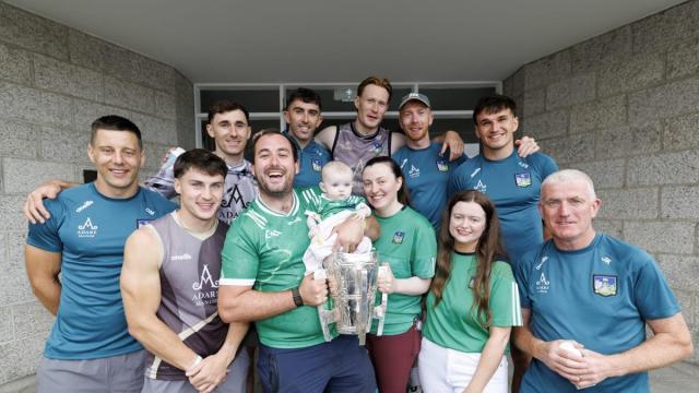 Limericks Hurling Heroes Bring Liam MacCarthy Cup to Crumlin Childrens Hospital