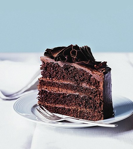 Chocolate mousse layer cake