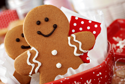 Christmas gingerbread men