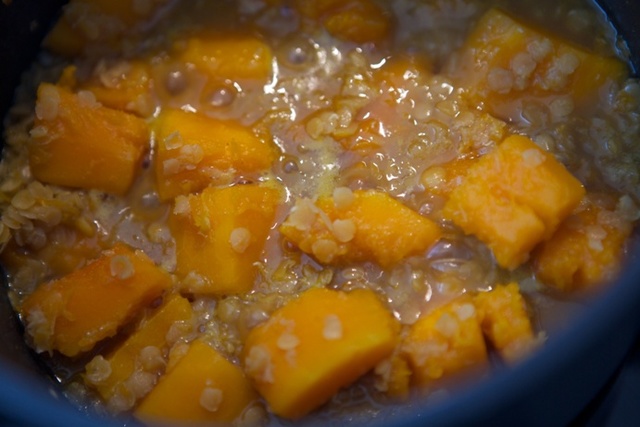 Butternut squash and lentil