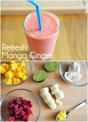 Mango ginger refresher