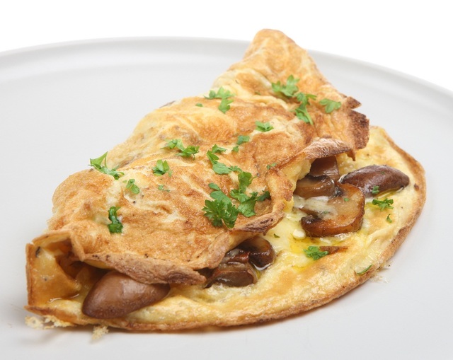 Mushroom omelette