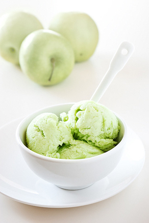 Green apple sorbet