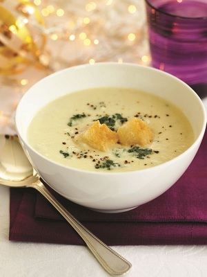 Cauliflower and cheese soup