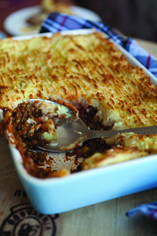 Lentil shepherd's pie