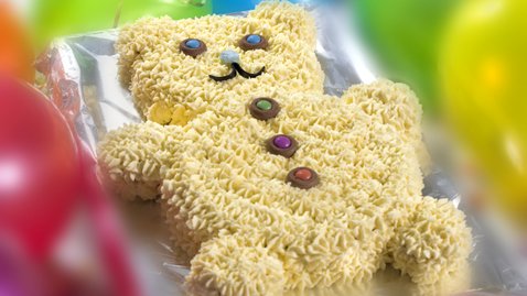 Teddy bear cake