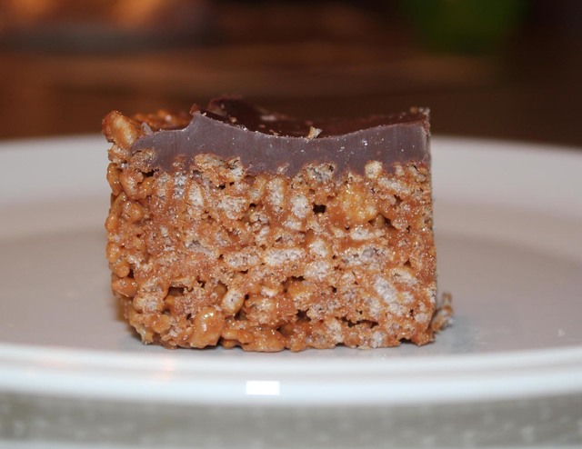 Mars Bar and Rice Krispie squares