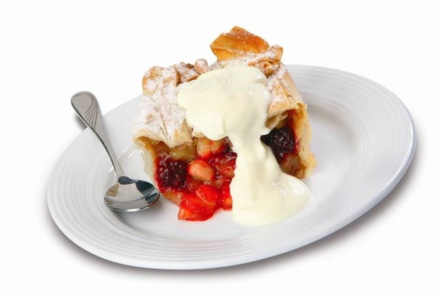 Berry and apple pie