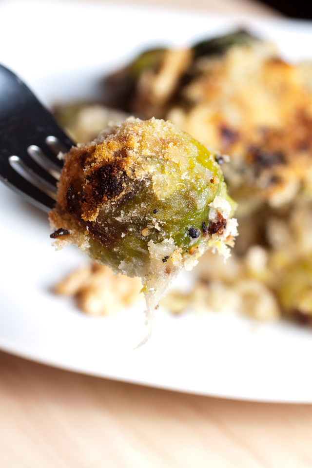 Brussels sprouts gratin