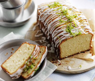 Lime and coconut cake